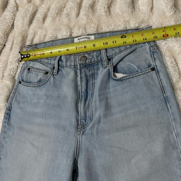 REFORMATION Women’s Julia High Cigarette Light Blue Jeans - Picture 15 of 16